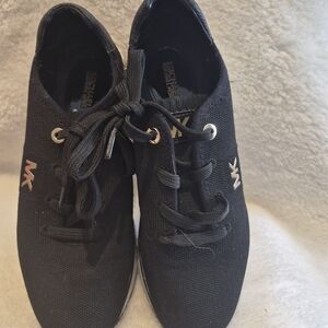 Michael Kors Black Knit Sneakers